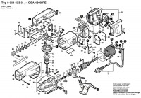 Bosch 0 601 633 803 Gsa 1300 Pe Reciprocating Saw 230 V / Eu Spare Parts